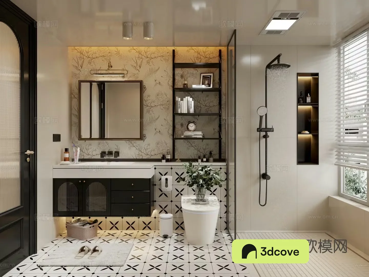 French style bathroom creamy bathroom