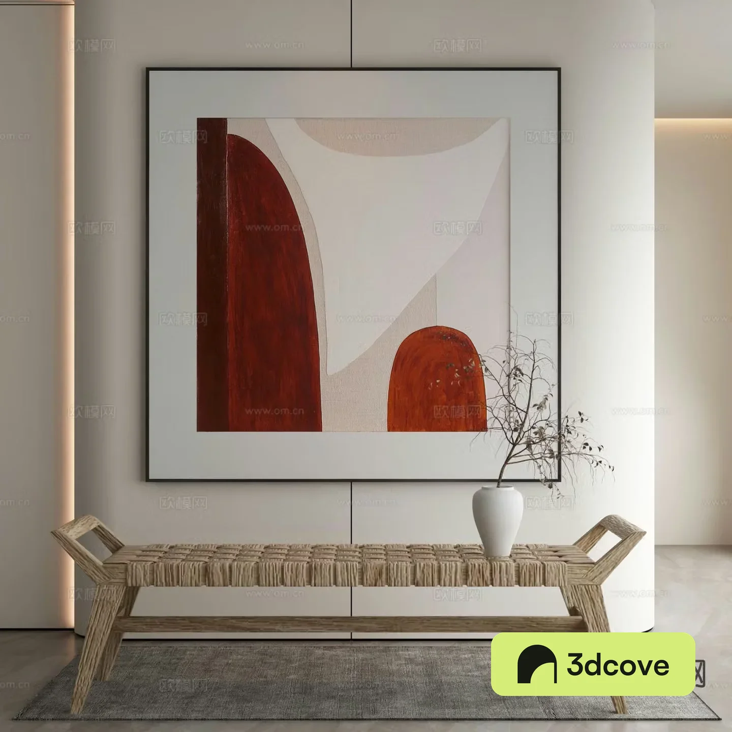 Modern texture painting decorative painting