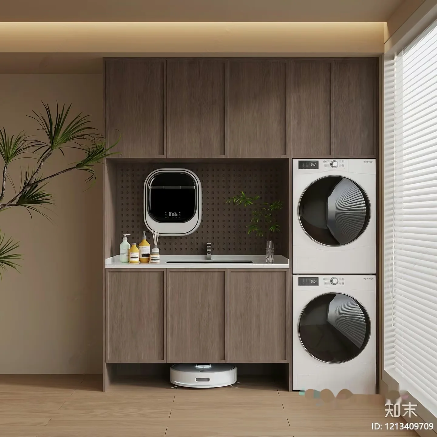 Modern Laundry Room 3D Model – 14878 – VRAY Render