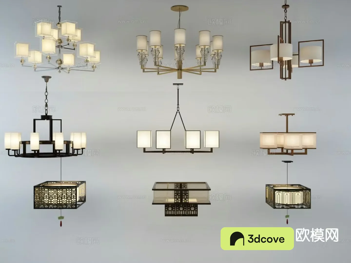 New Chinese style chandelier hall chandelier