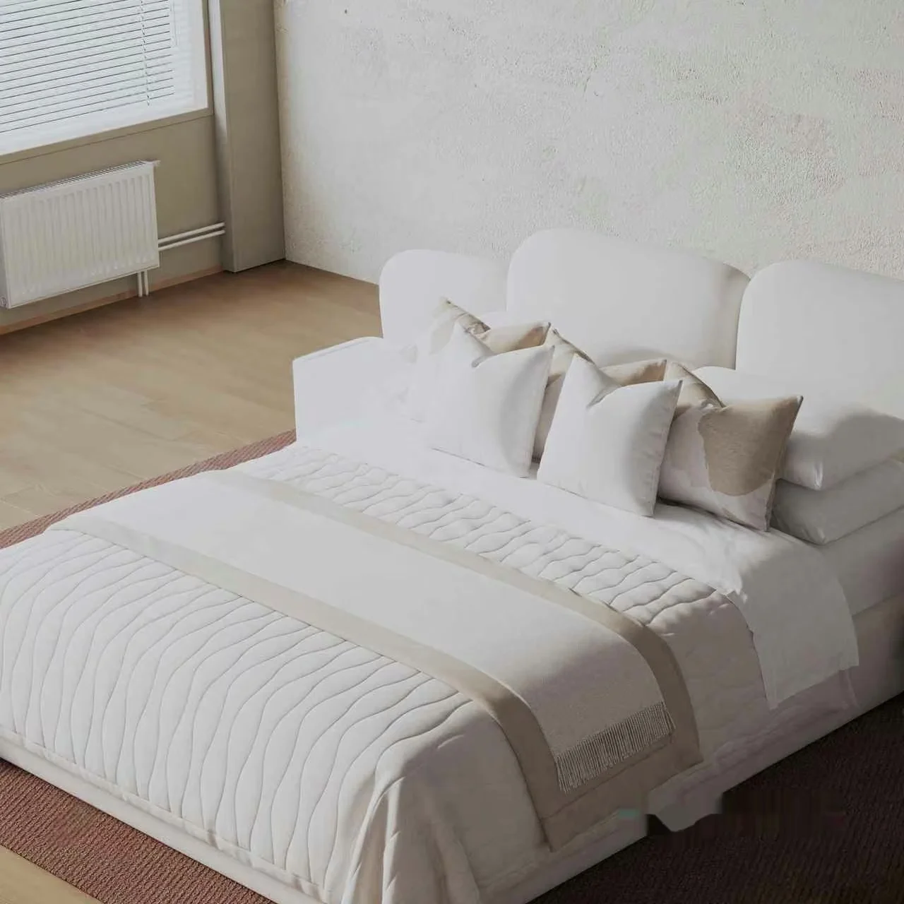 Cozy White Bedroom 3D Model – 673 – VRAY Render