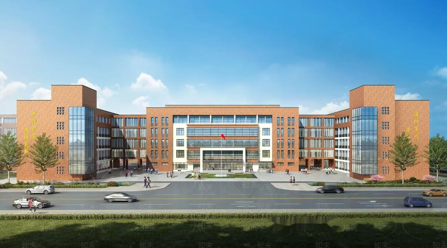 A Large Brick Building 3D Model – 12725 – VRAY Render