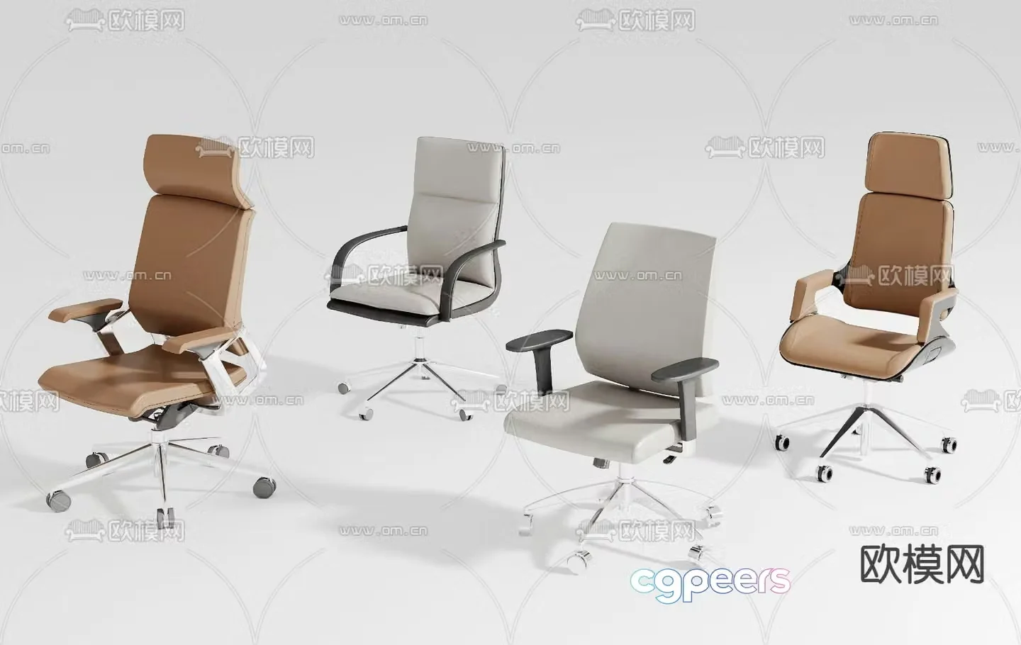 Office chair executive chair boss chair staff chair 3d model