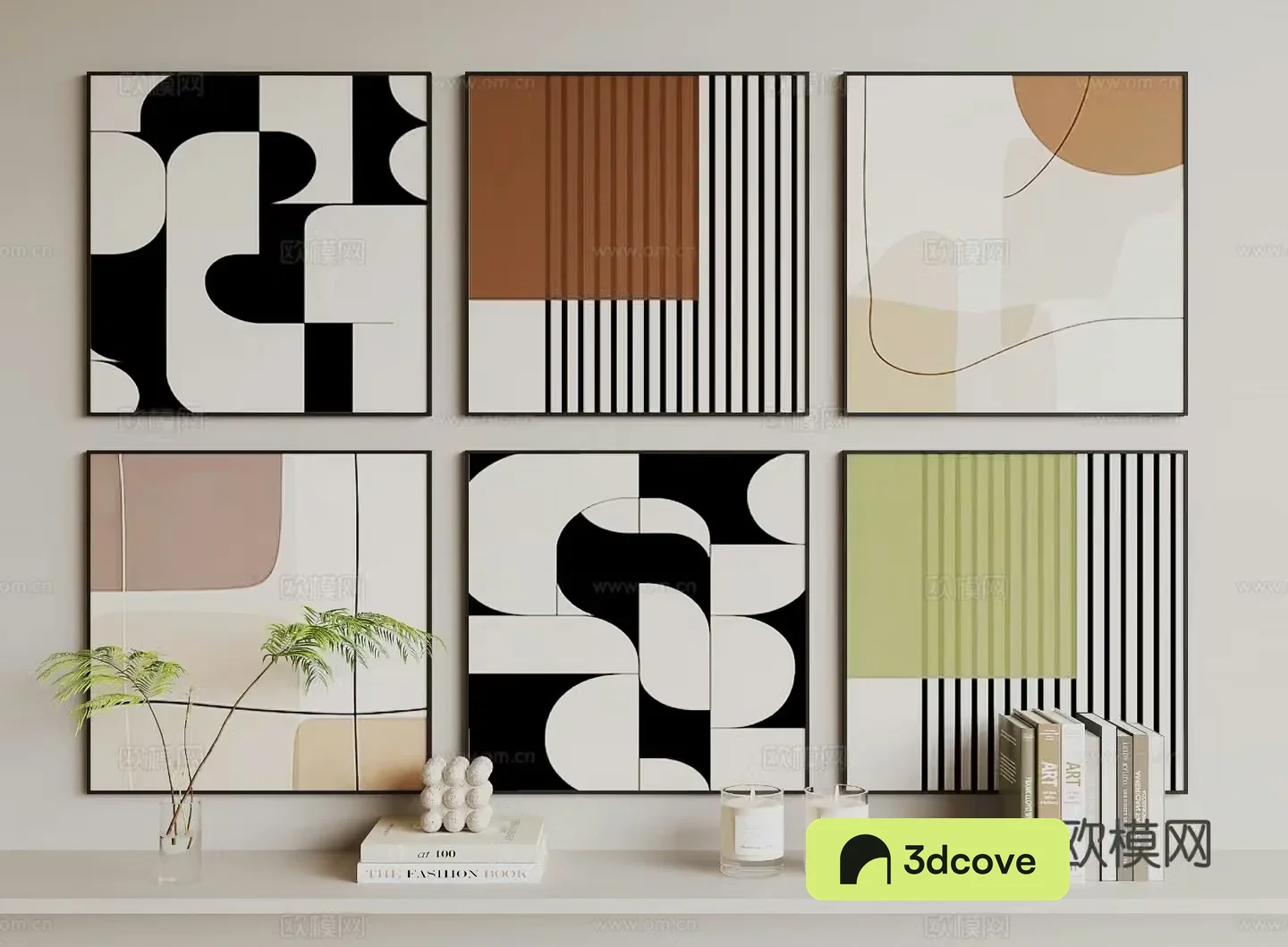 Decorative painting art painting combined hanging painting