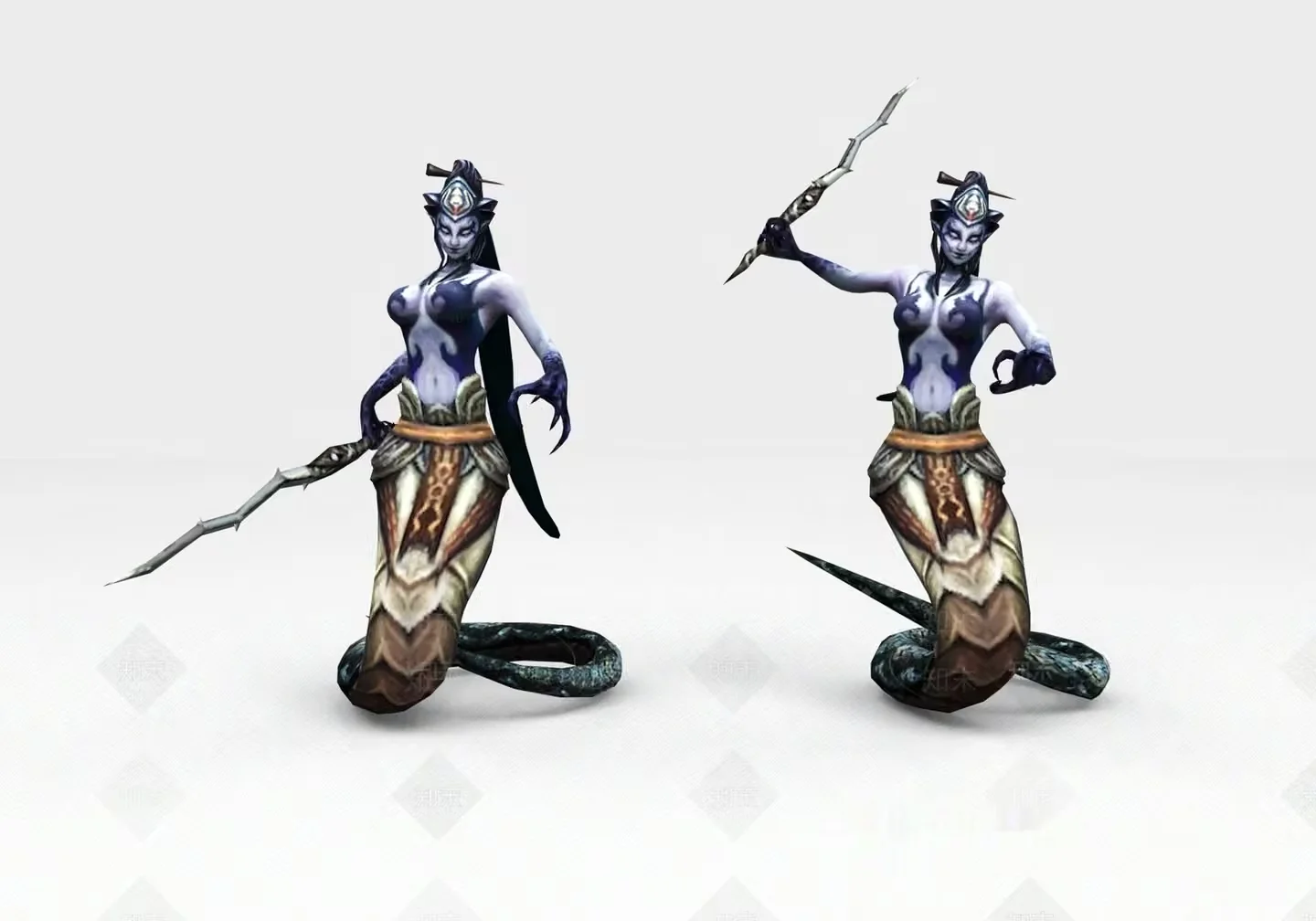 Ancient Female Warrior 3D Model – 6106 – VRAY Render