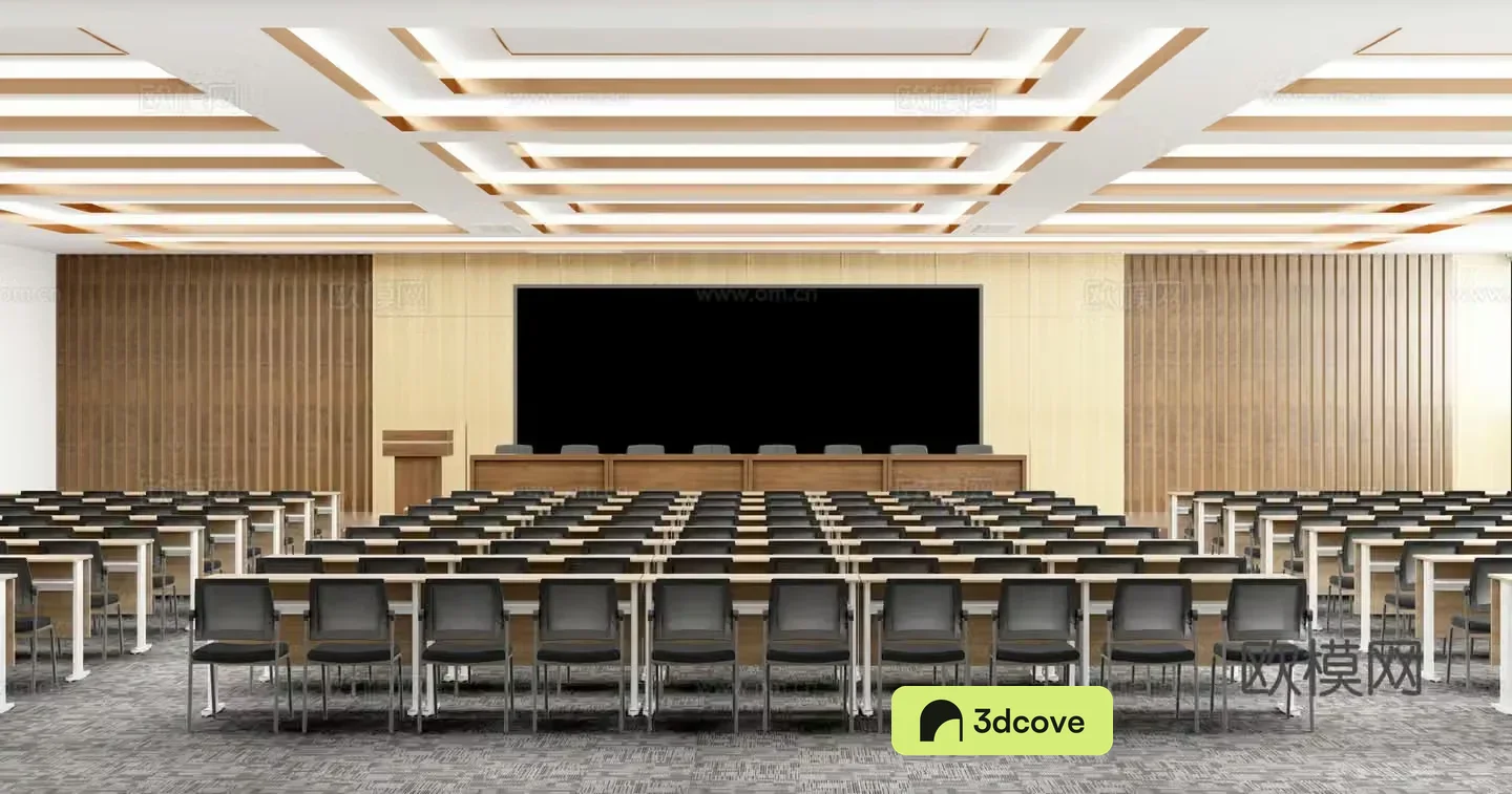 Modern large conference room multi-functional conference room training room
