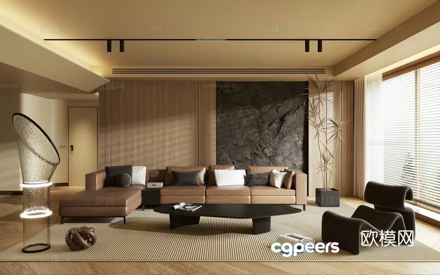 Medieval style living room 3D model