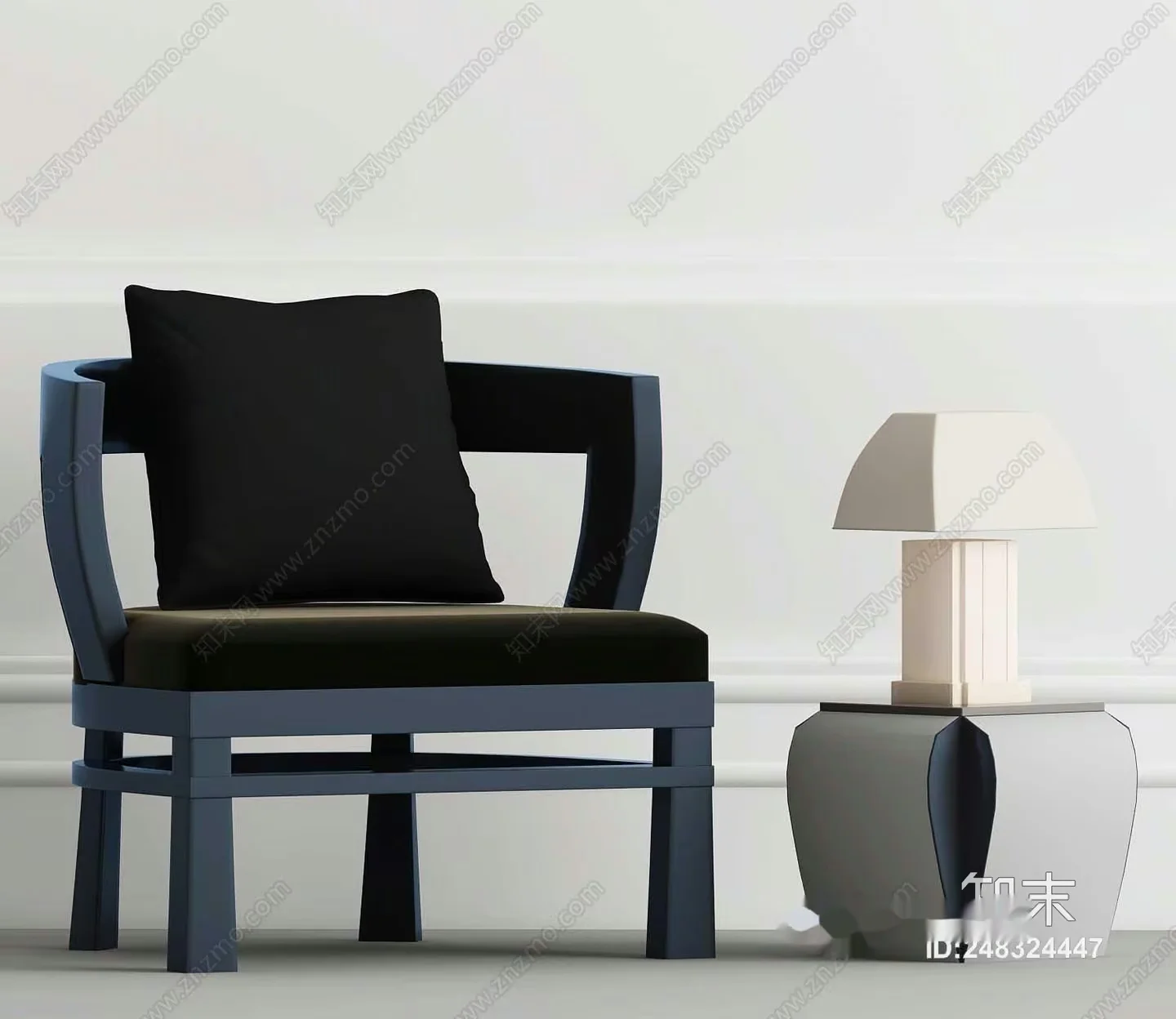 Modern Living Room 3D Model – 20484 – VRAY Render