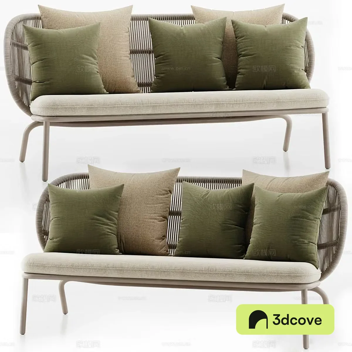 Outdoor sofa double sofa