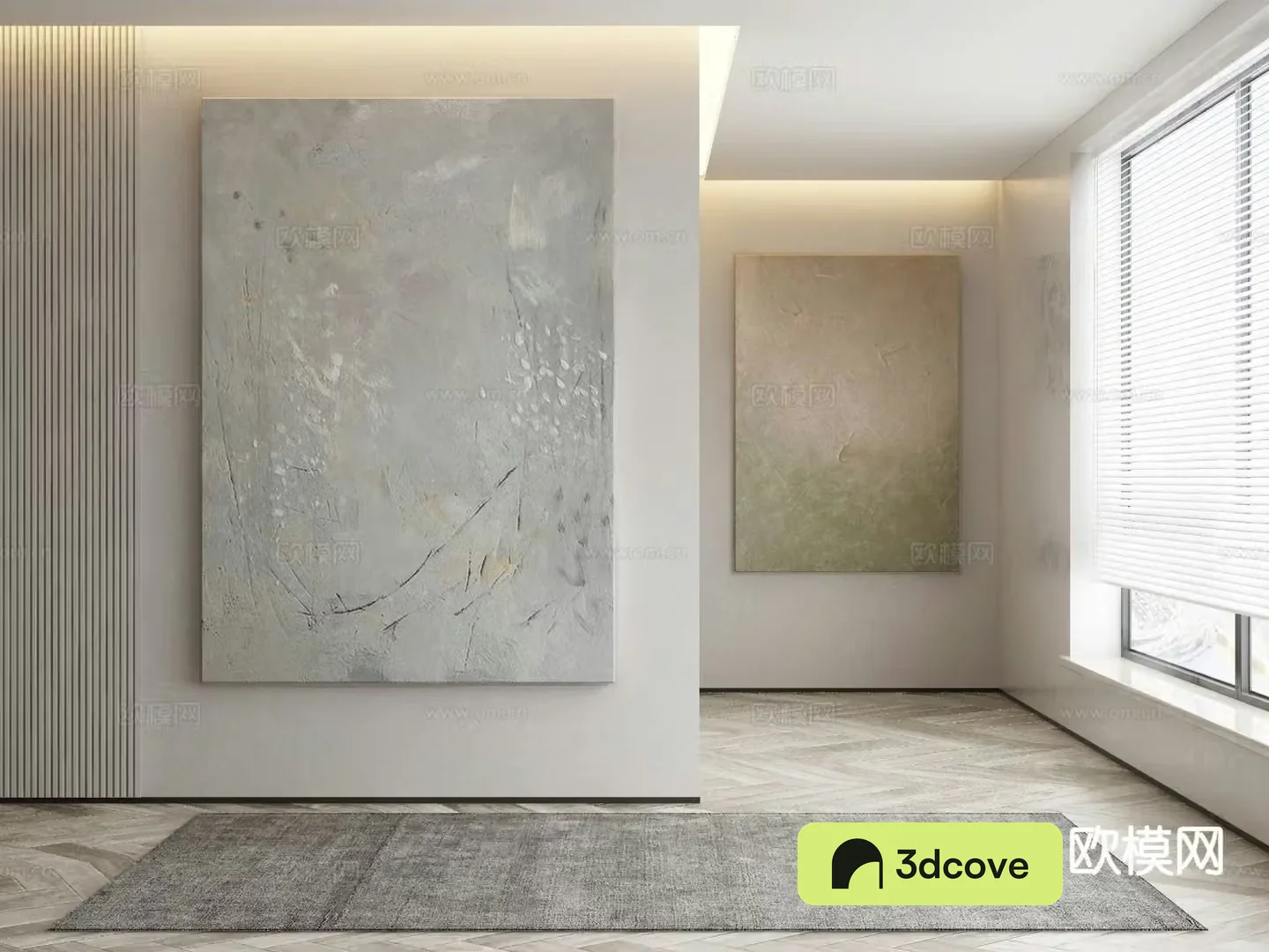 Modern art painting texture painting decorative painting