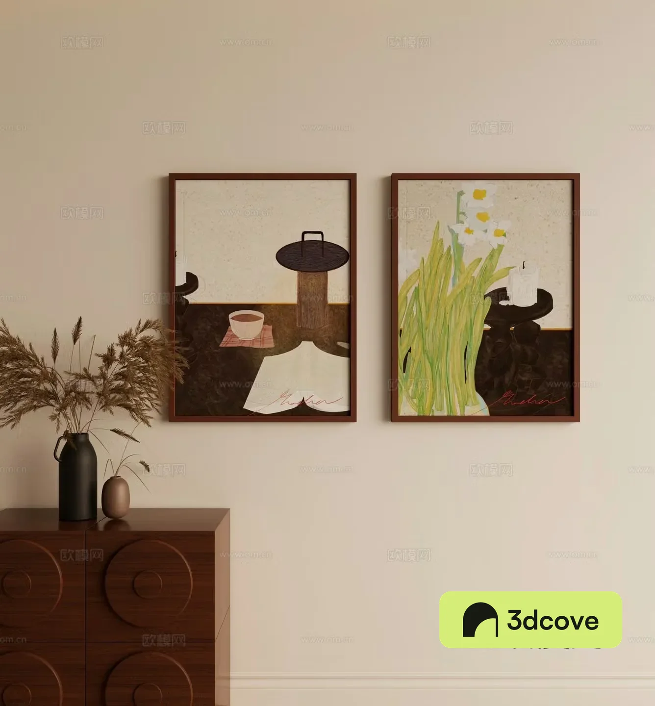 Medieval style hanging painting decorative painting