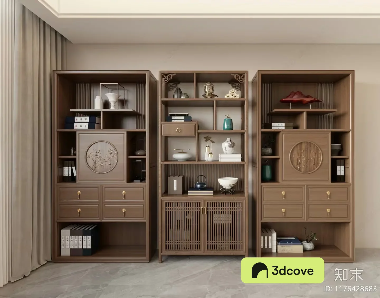 Wooden Bookshelves