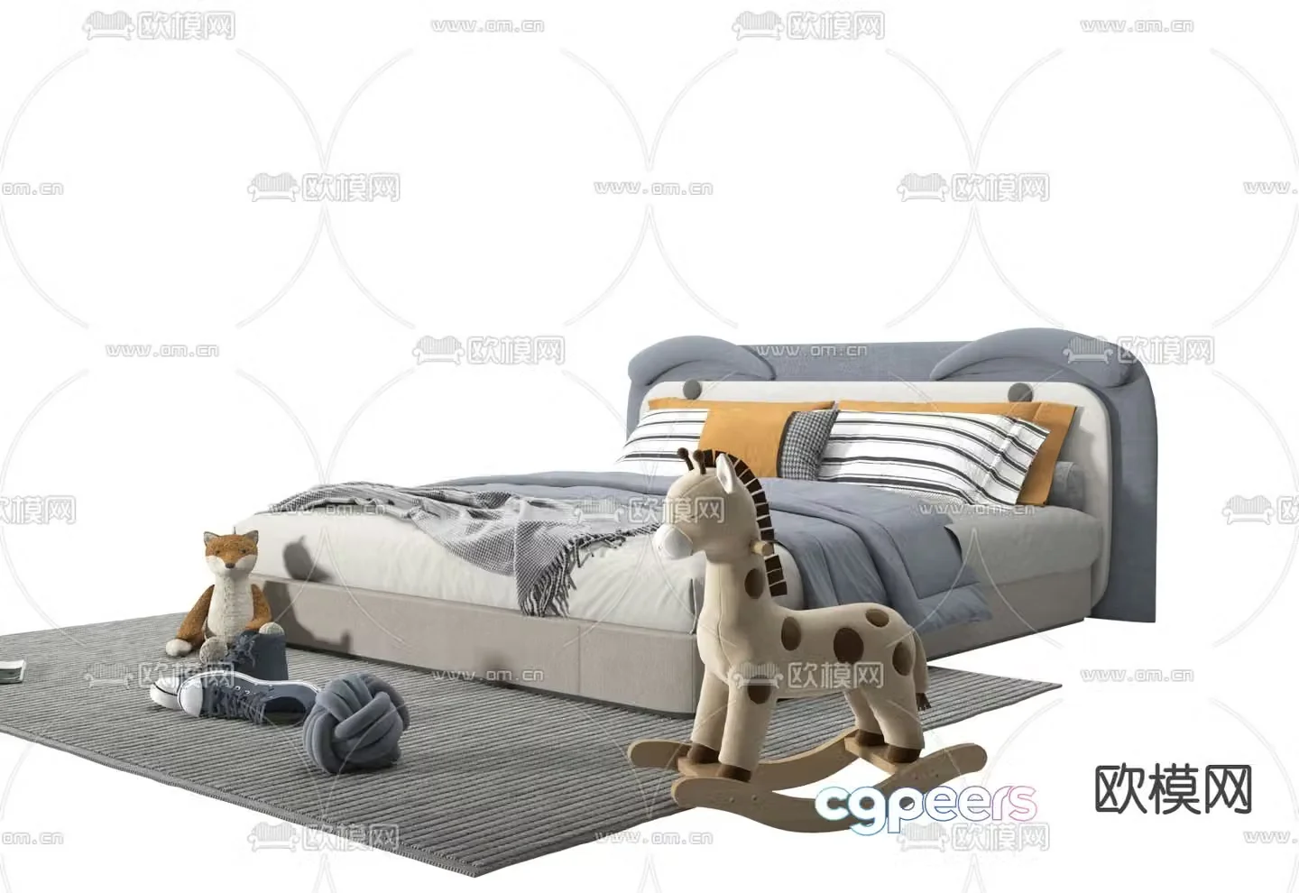 Children’s bed 3d model