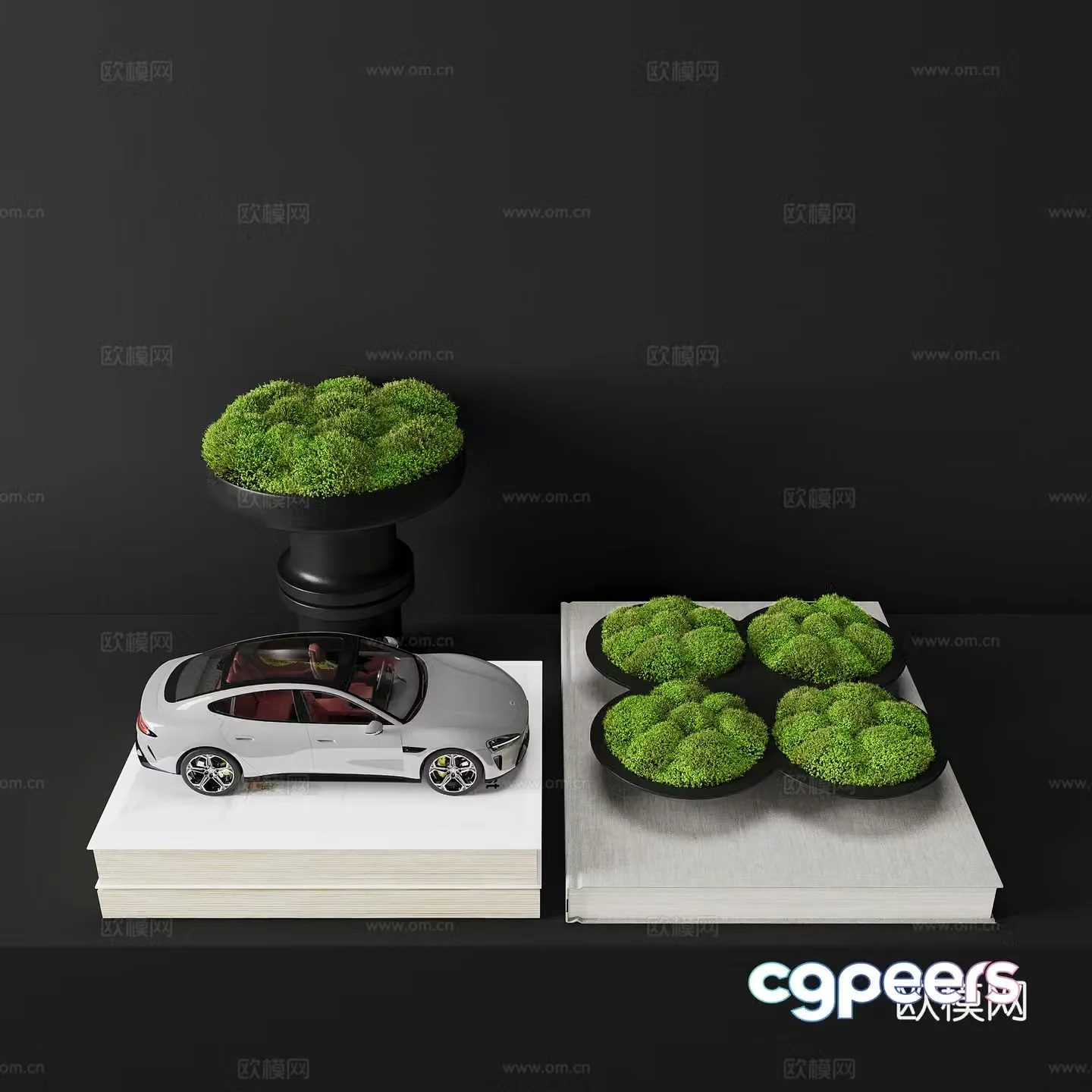 Moss Jewelry 3D Model