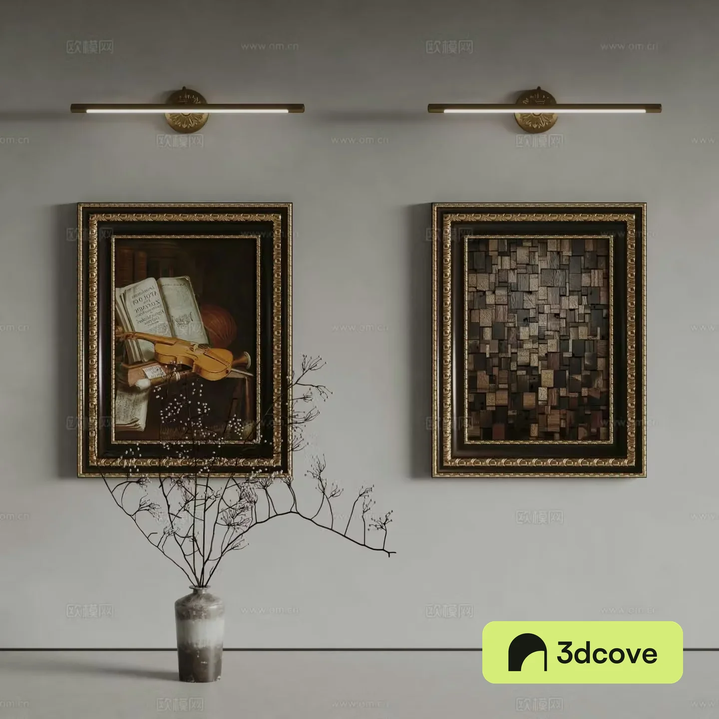 HERMES European decorative painting retro painting hanging painting