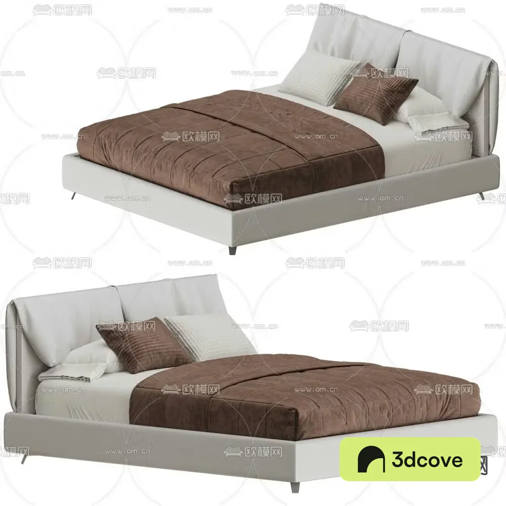 MisuraEmme modern double bed
