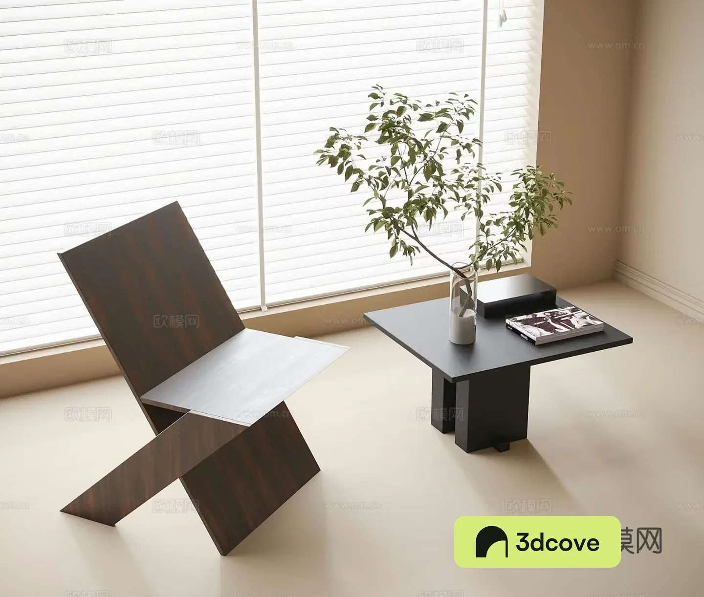 Modern single chair tea chair