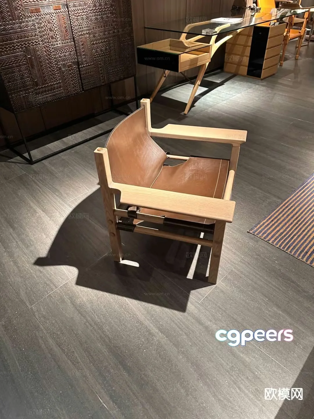 Modern armchair lounge chair 3d model