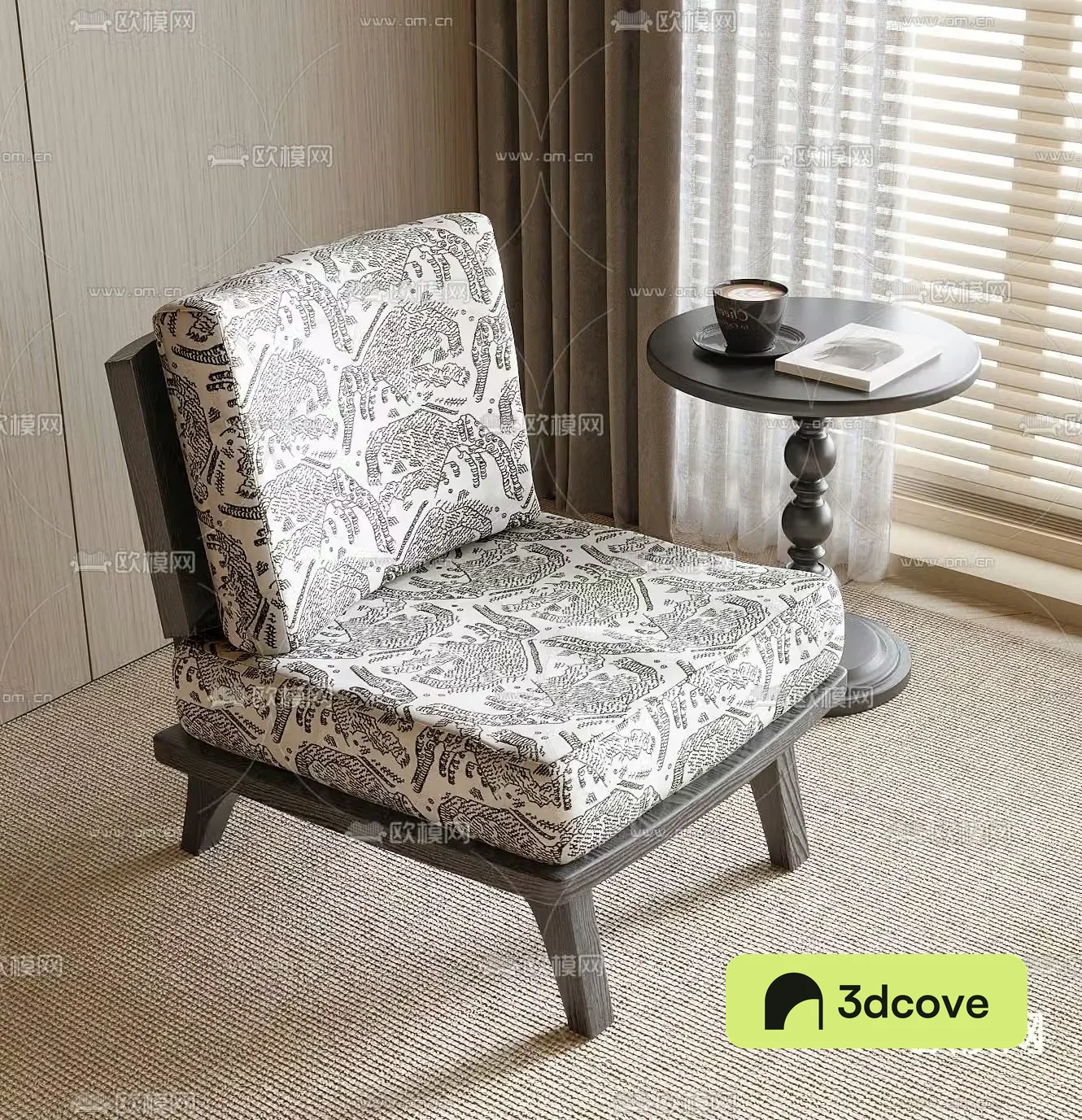 French chair lounge chair
