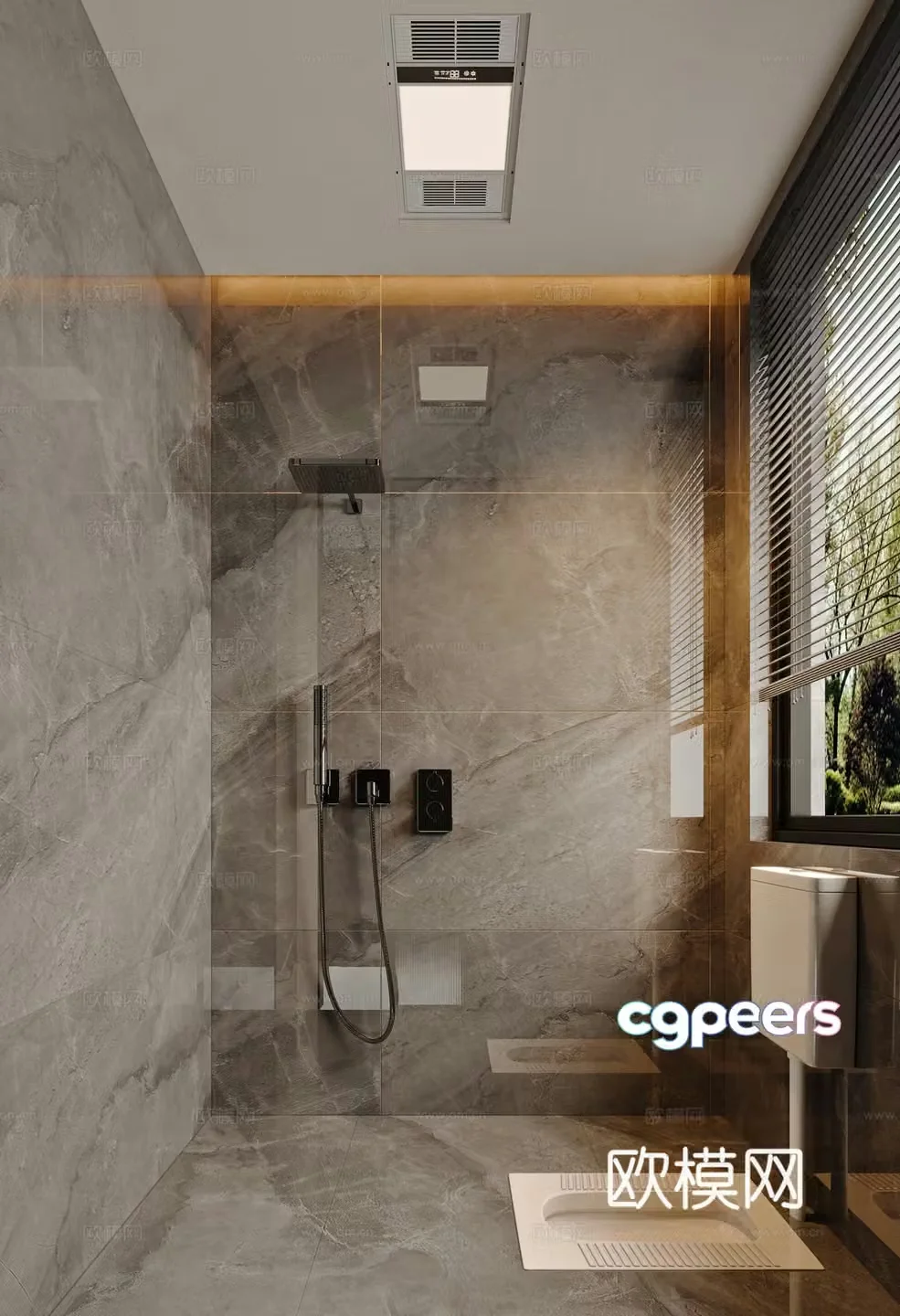 Modern bathroom 3d model