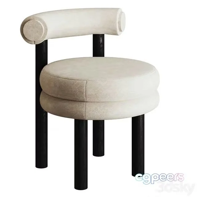 3ds Max Free – Dining Chair Zoey