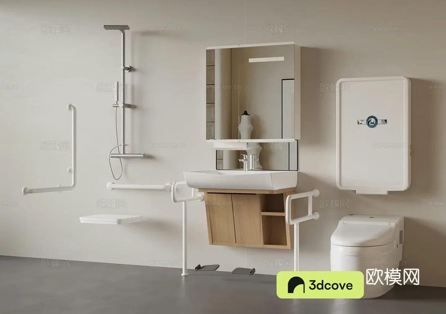 Third bathroom disabled bathroom supplies barrier-free toilet wheelchair bathroom stool