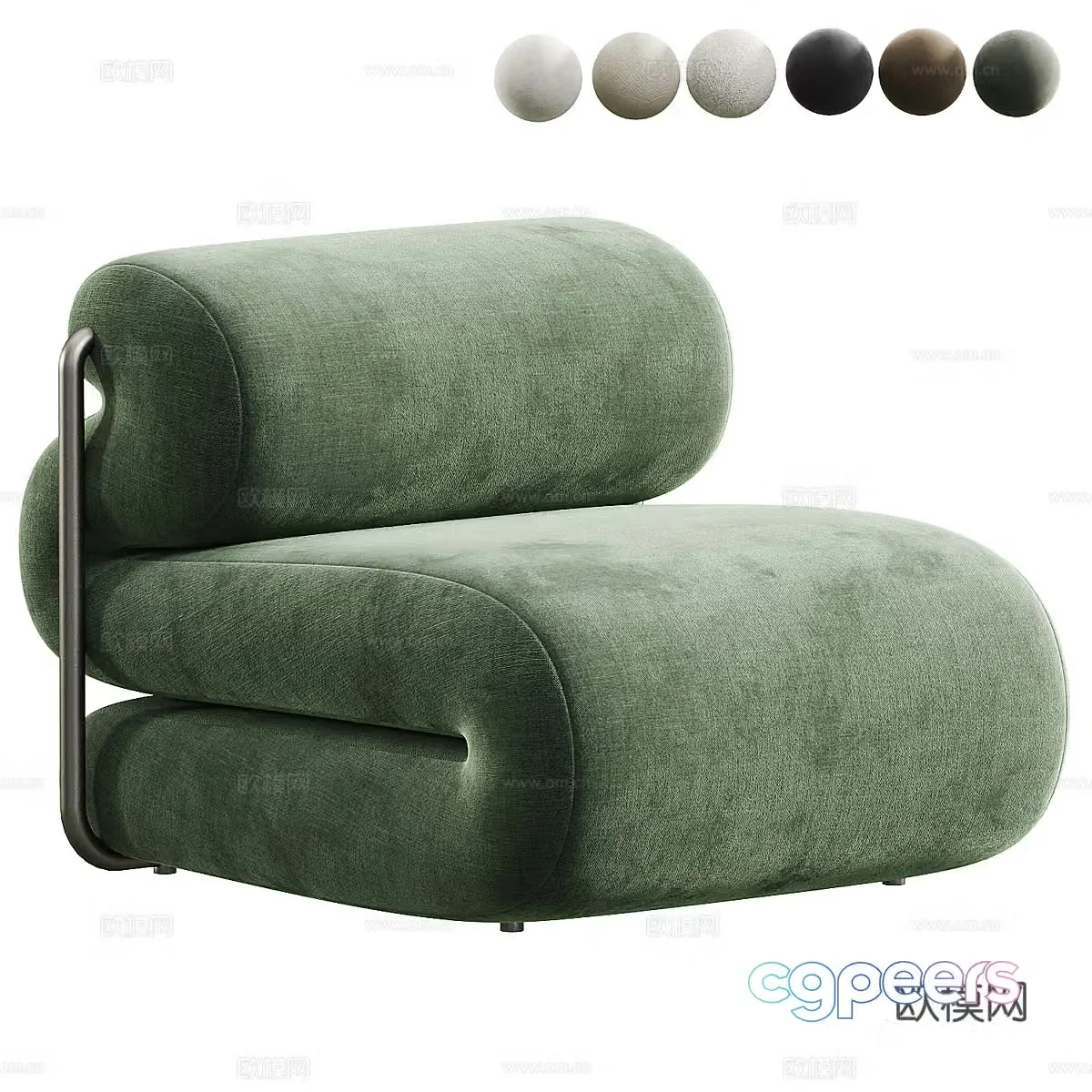 Sofa coffee table combination 3D model