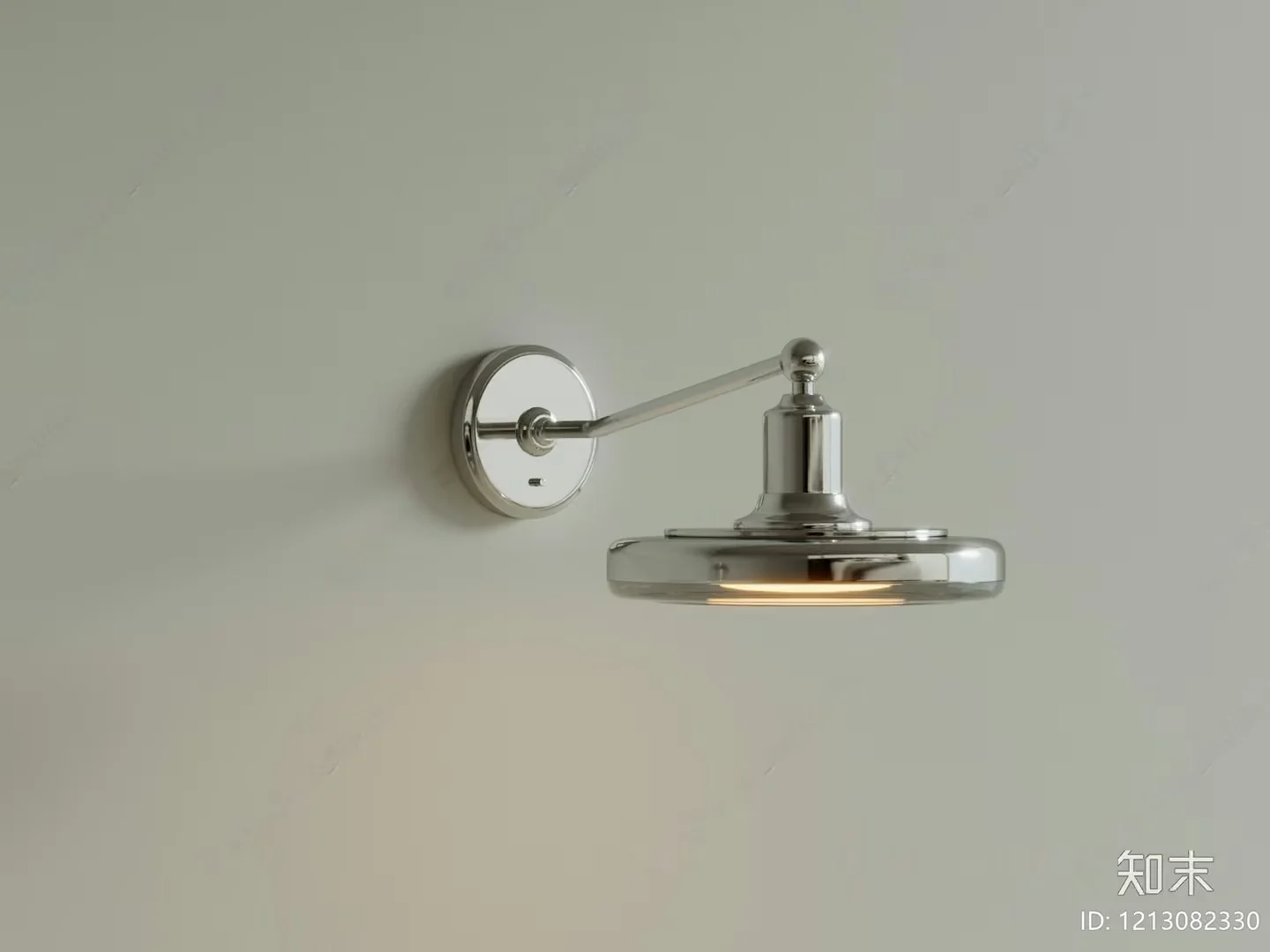 Gold Light Fixture 3D Model – 6184 – VRAY Render