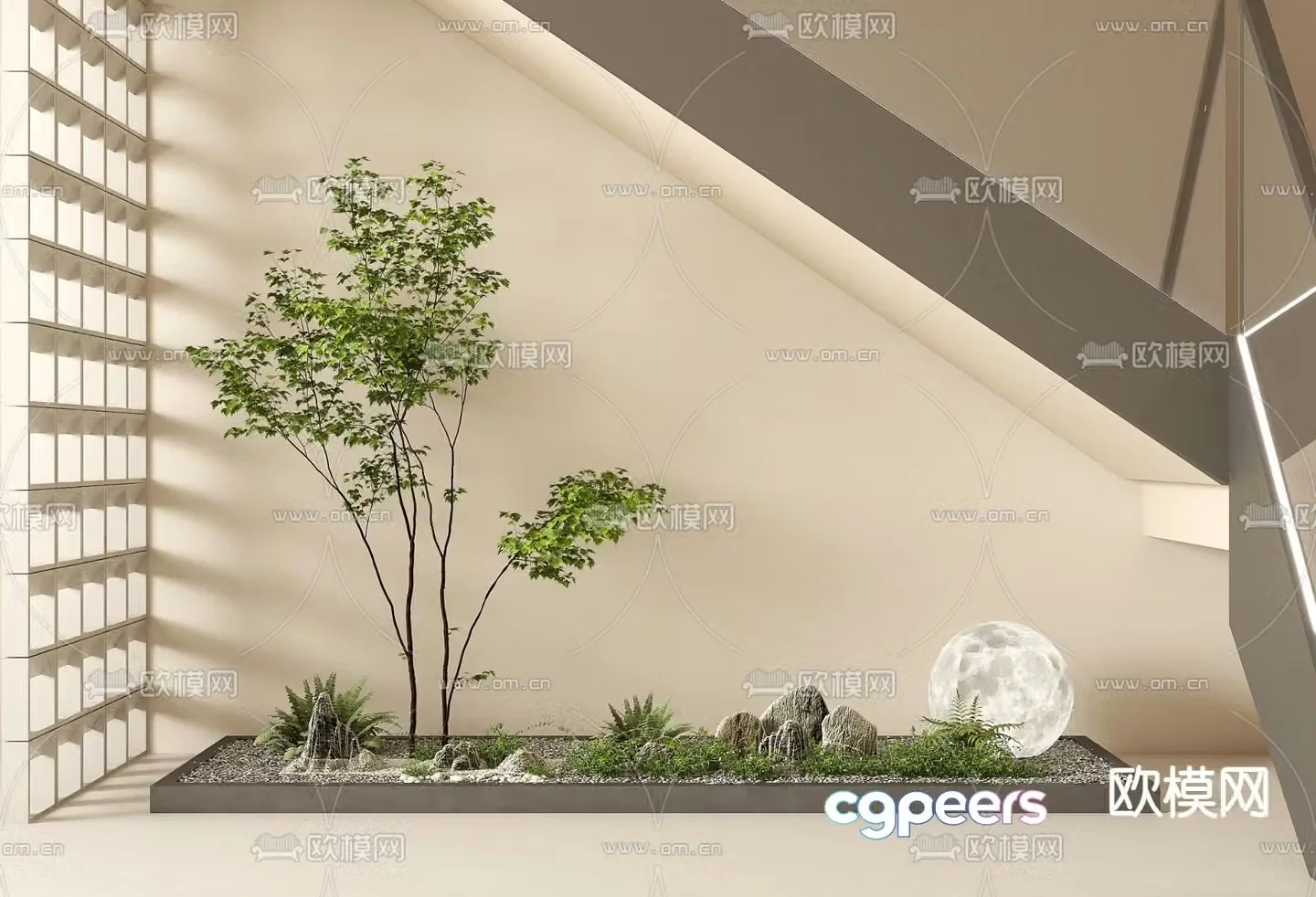 Landscape sketch landscape landscaping 3d model
