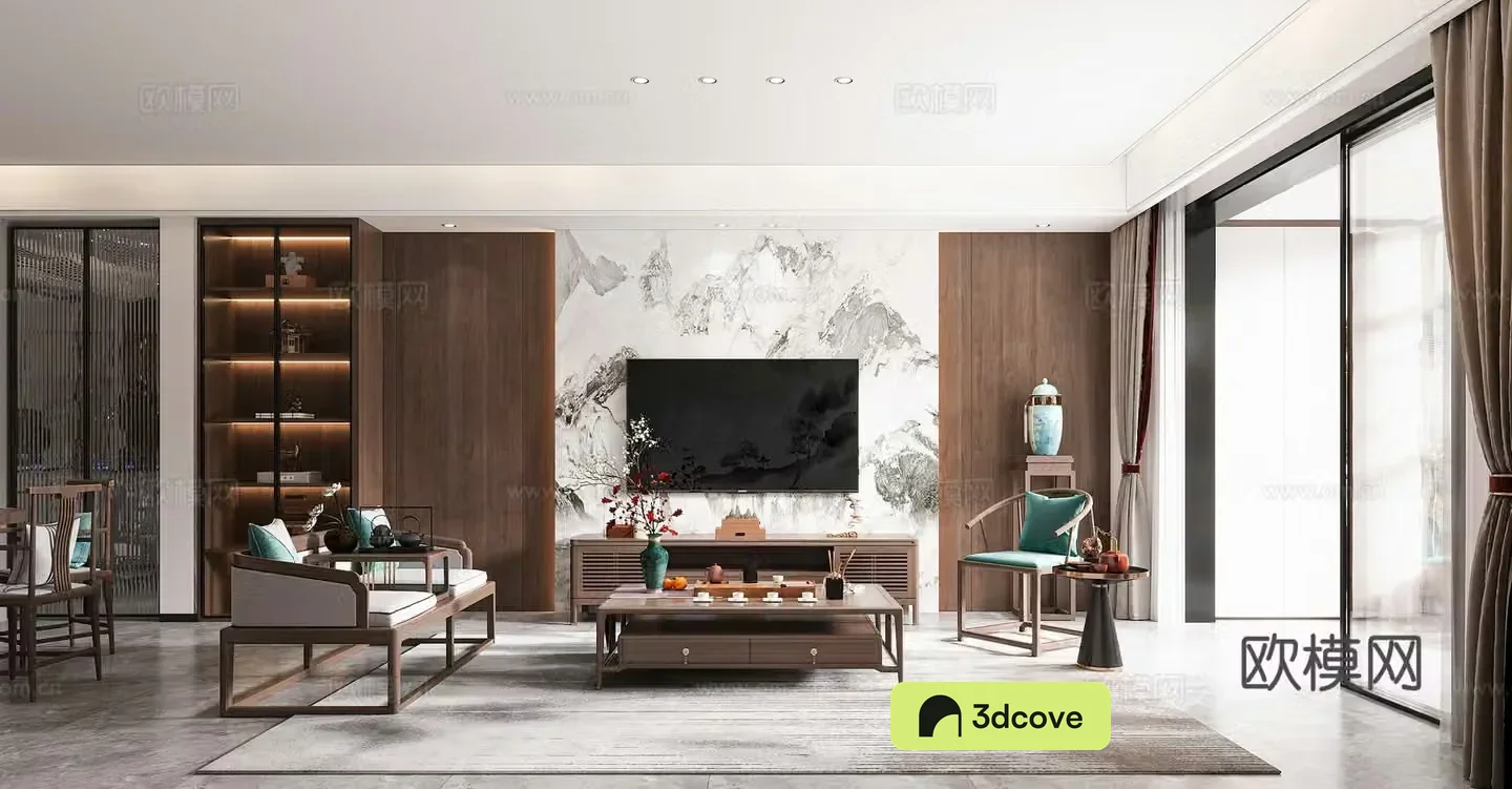 New Chinese living room