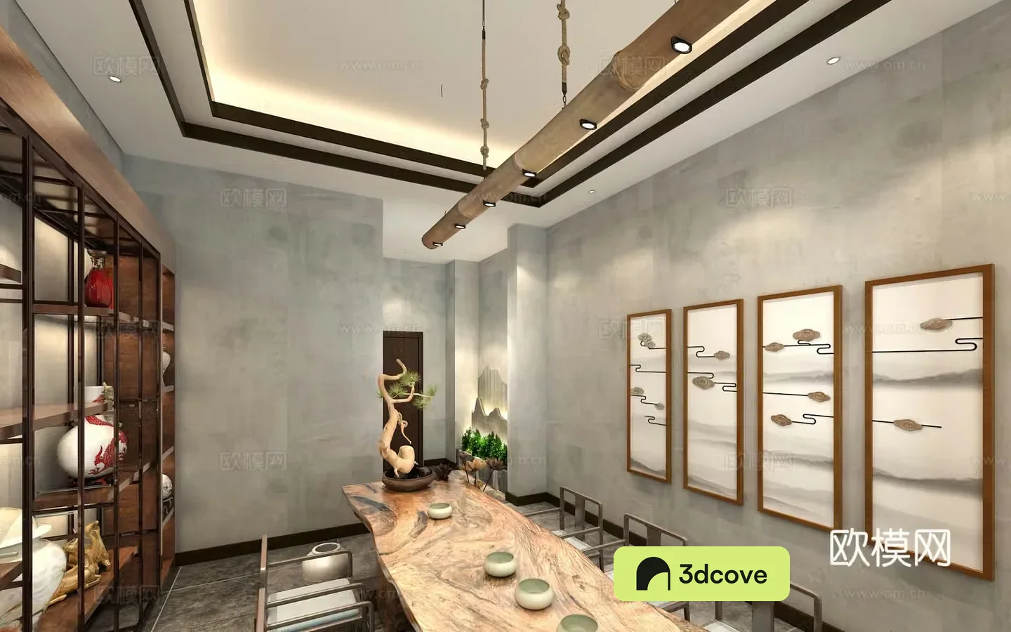 New Chinese tea room
