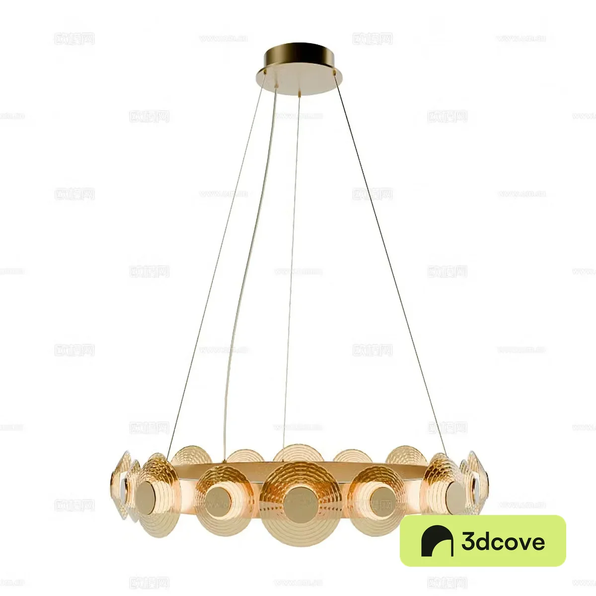 Modern simple chandelier light luxury chandelier glass chandelier