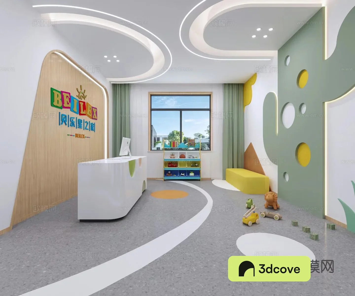 Kindergarten hall aisle