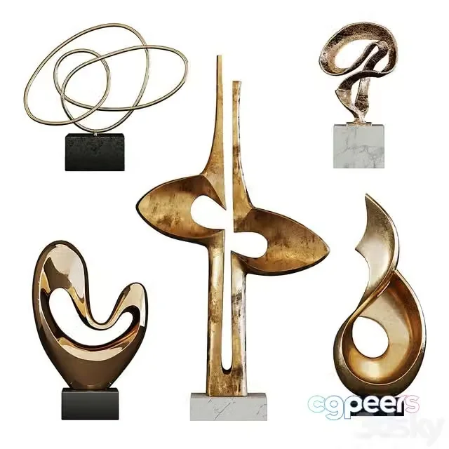 3ds Max Free – Abstract Sculptures 01