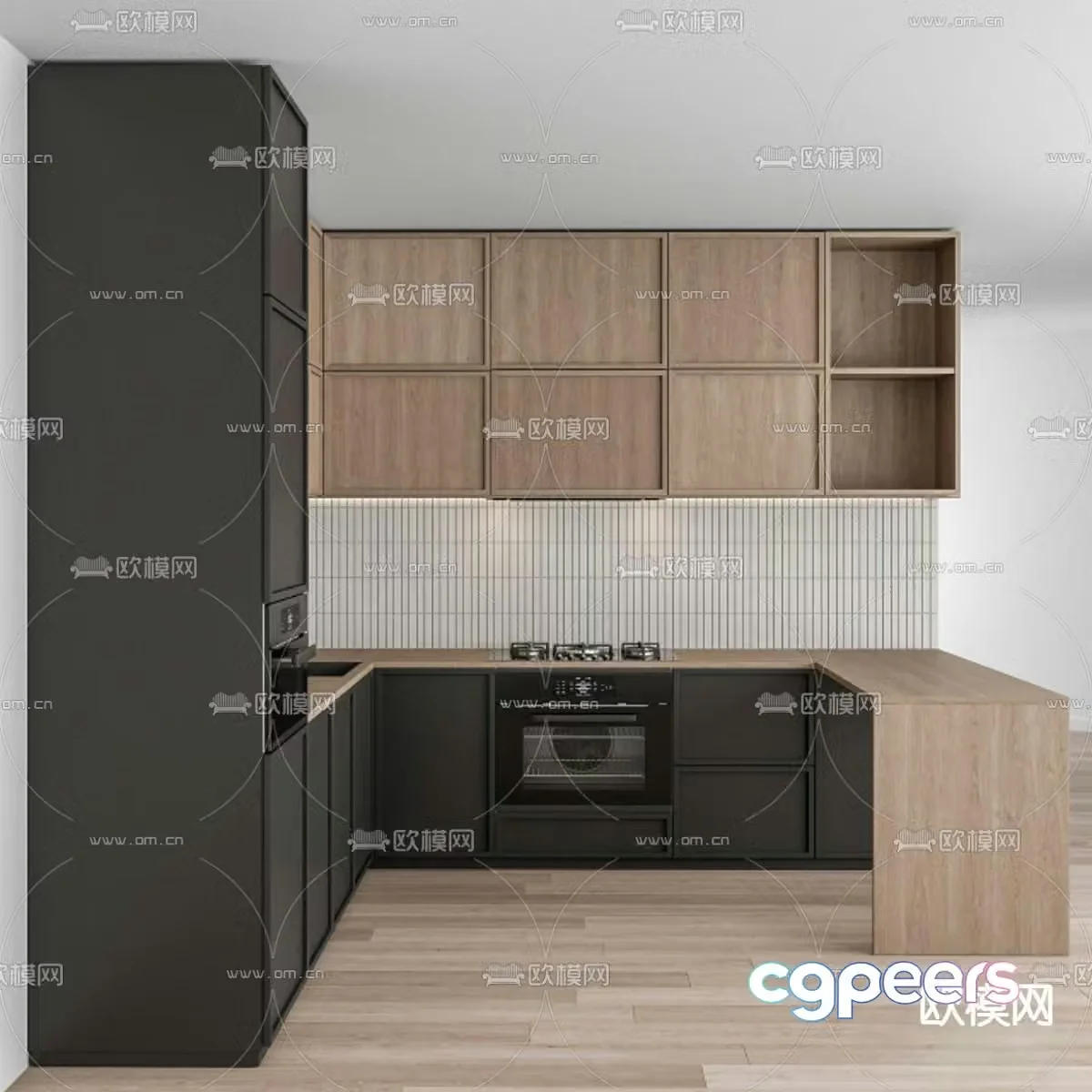 Modern cabinet 3d model