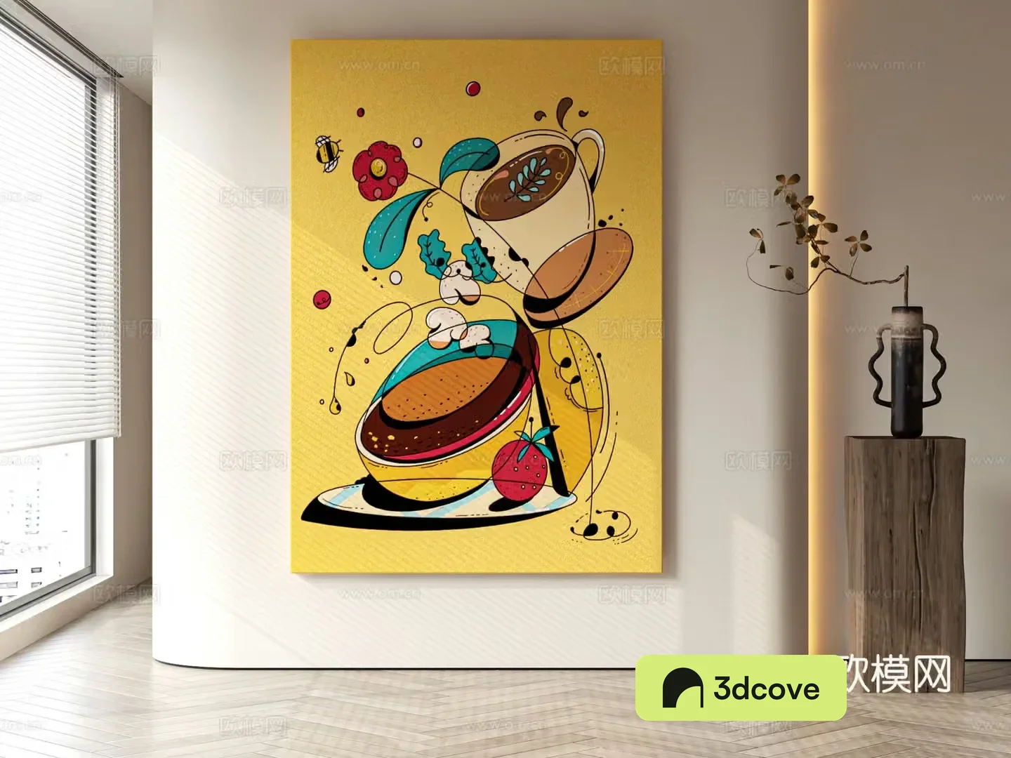 Modern style decorative painting