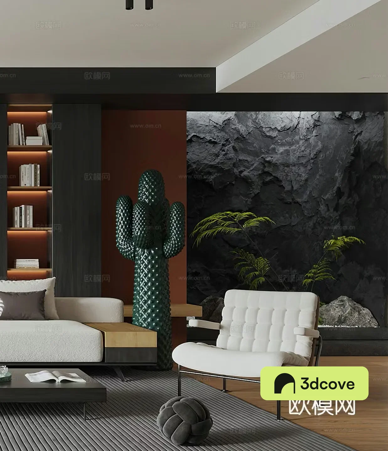 Modern leisure chair ornaments Italian leisure chair side table corner table Xuan