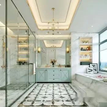 Modern Bathroom 3D Model – 2715 – VRAY Render