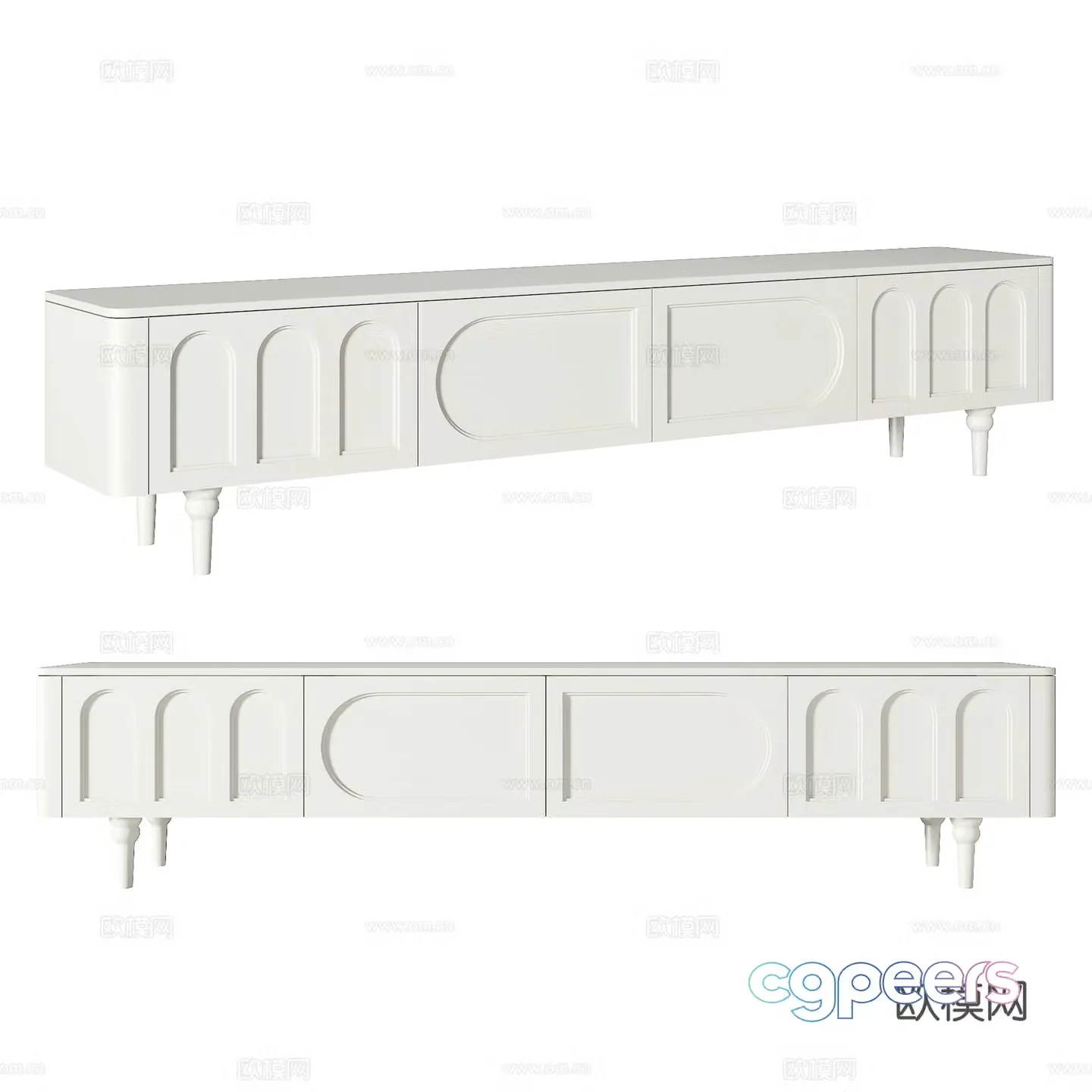 Modern TV cabinet 3d model