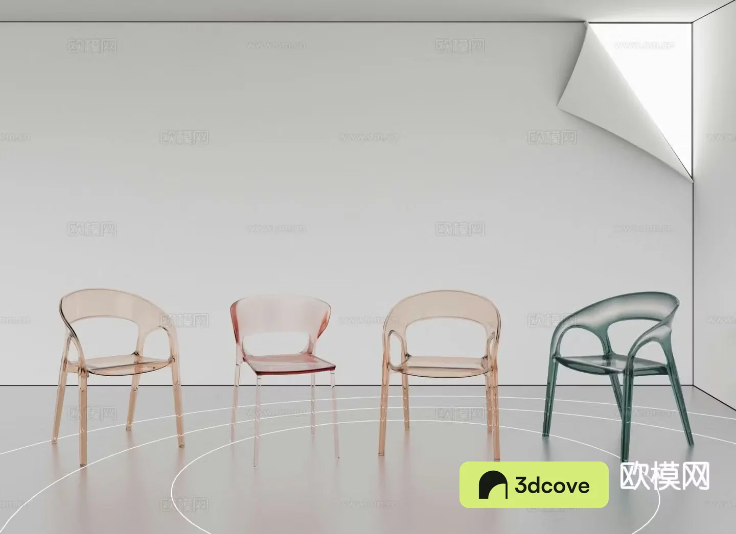 Acrylic chair leisure chair