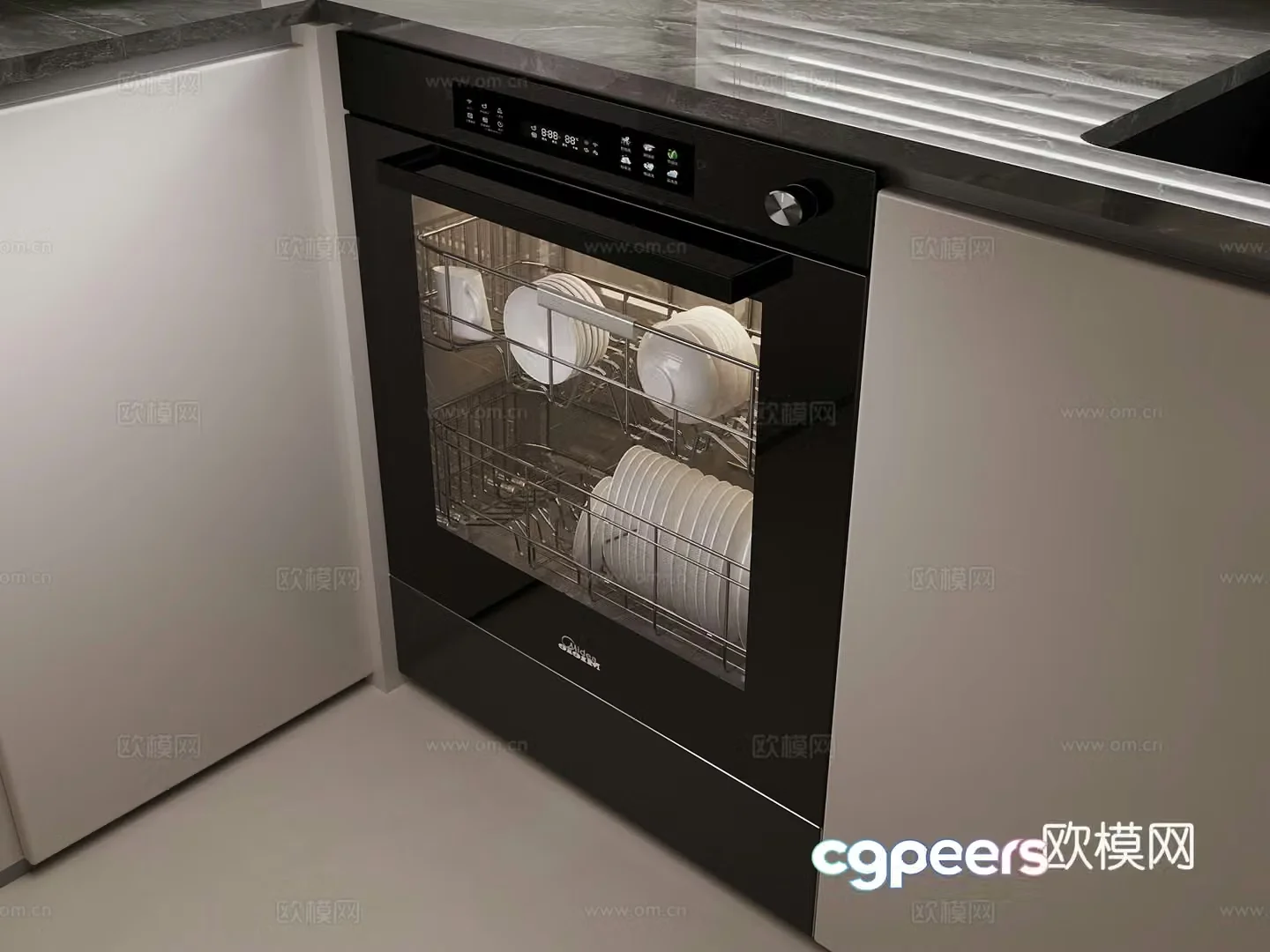Other appliances Modern dishwasher Disinfection cabinet 3d model