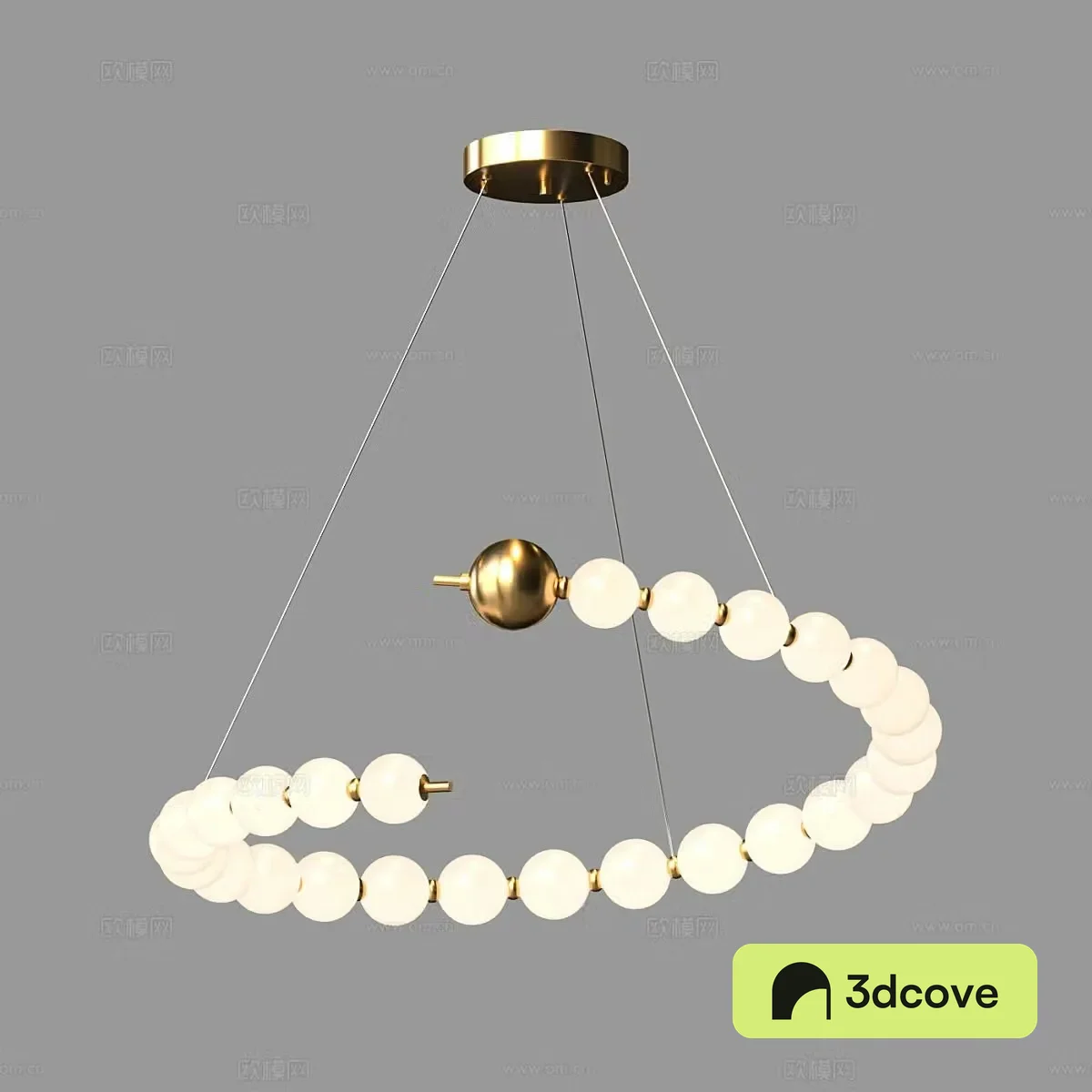 Light luxury chandelier beaded chandelier