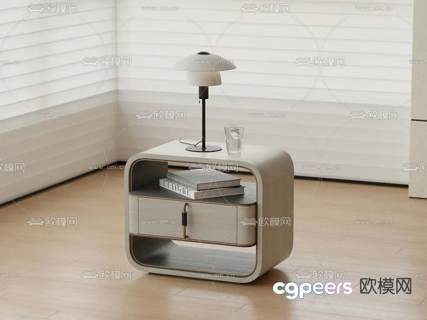 bedside table 3d model