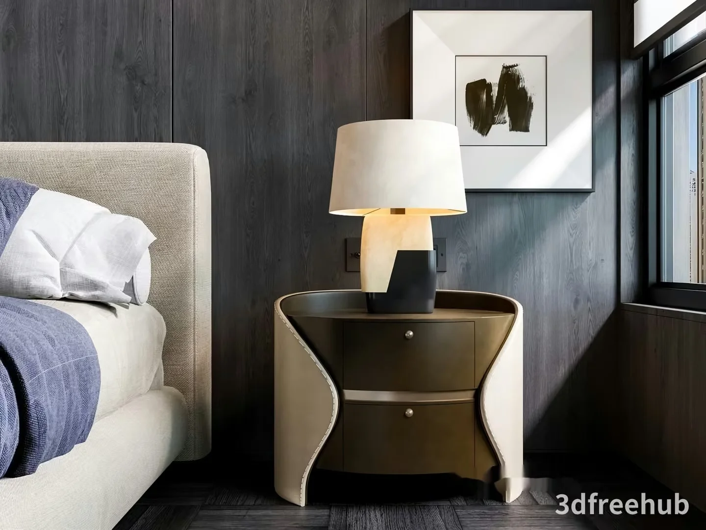 Cozy Bedroom 3D Model – 20538 – VRAY Render
