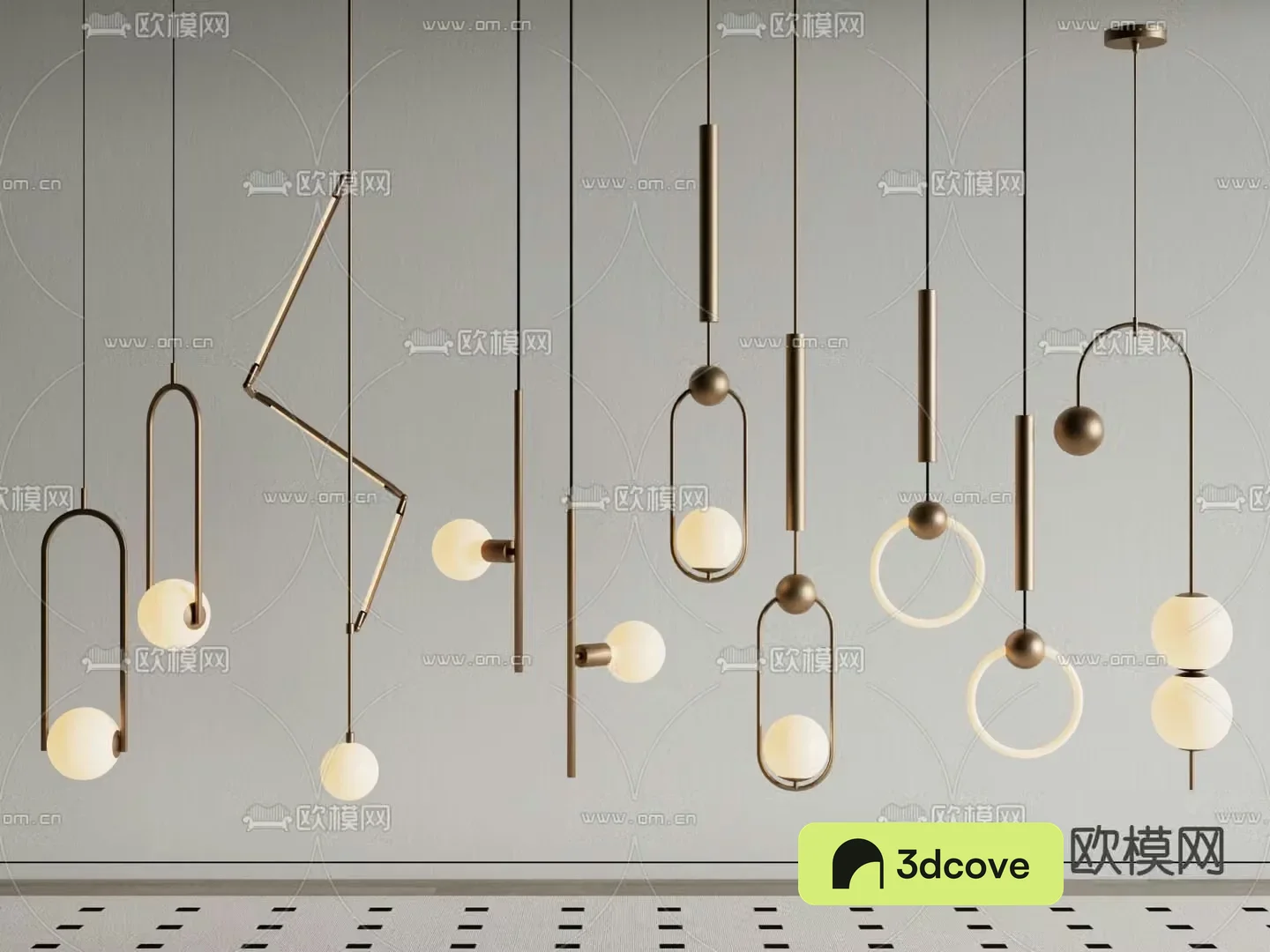 Bedside small chandelier