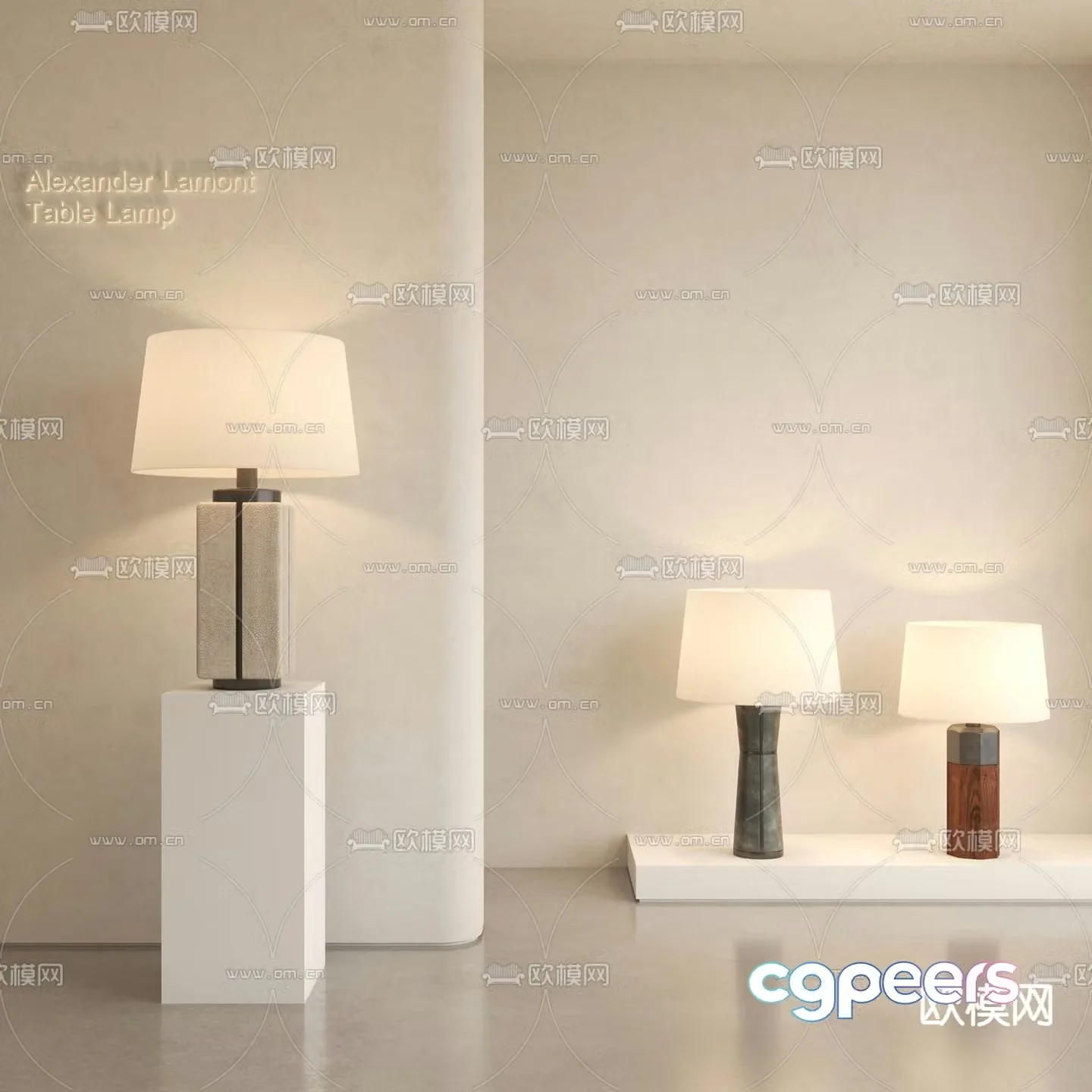 Alexander Lamont table lamp 3d model