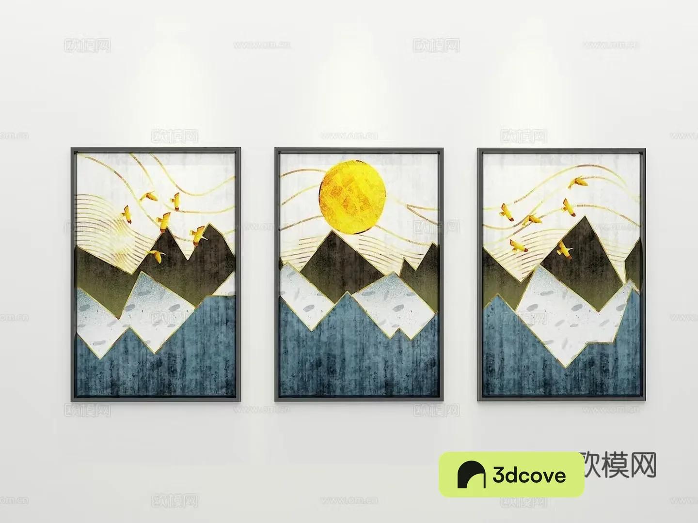 European simple hanging painting decorative painting