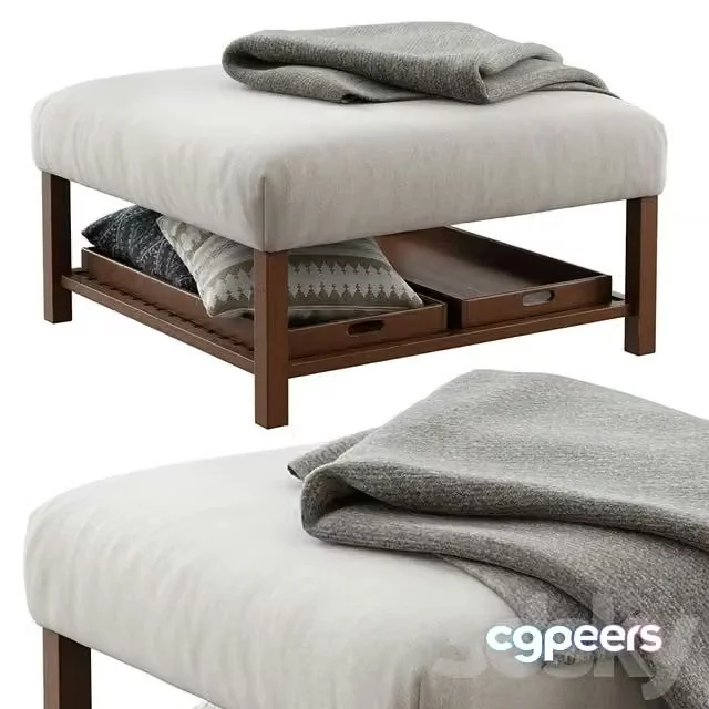 3ds Max Free – Miller’s Home Furnishings Elliot Ottoman