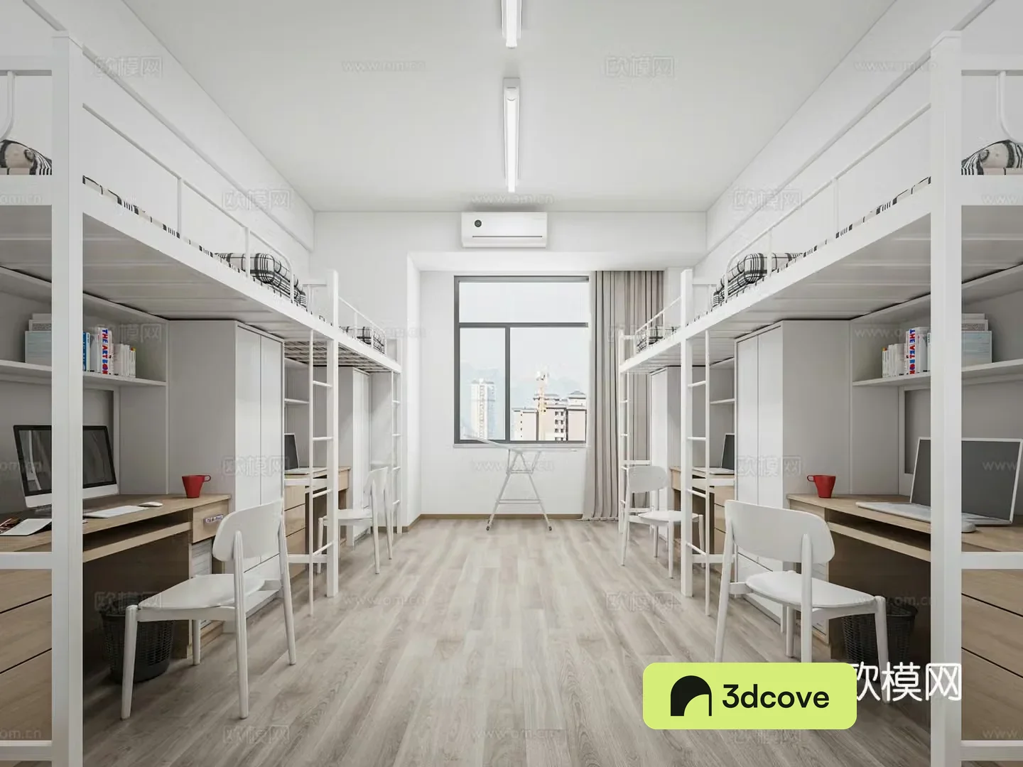 Modern school dormitory staff dormitory
