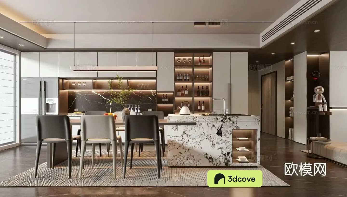 Light luxury restaurant Zhongdao restaurant